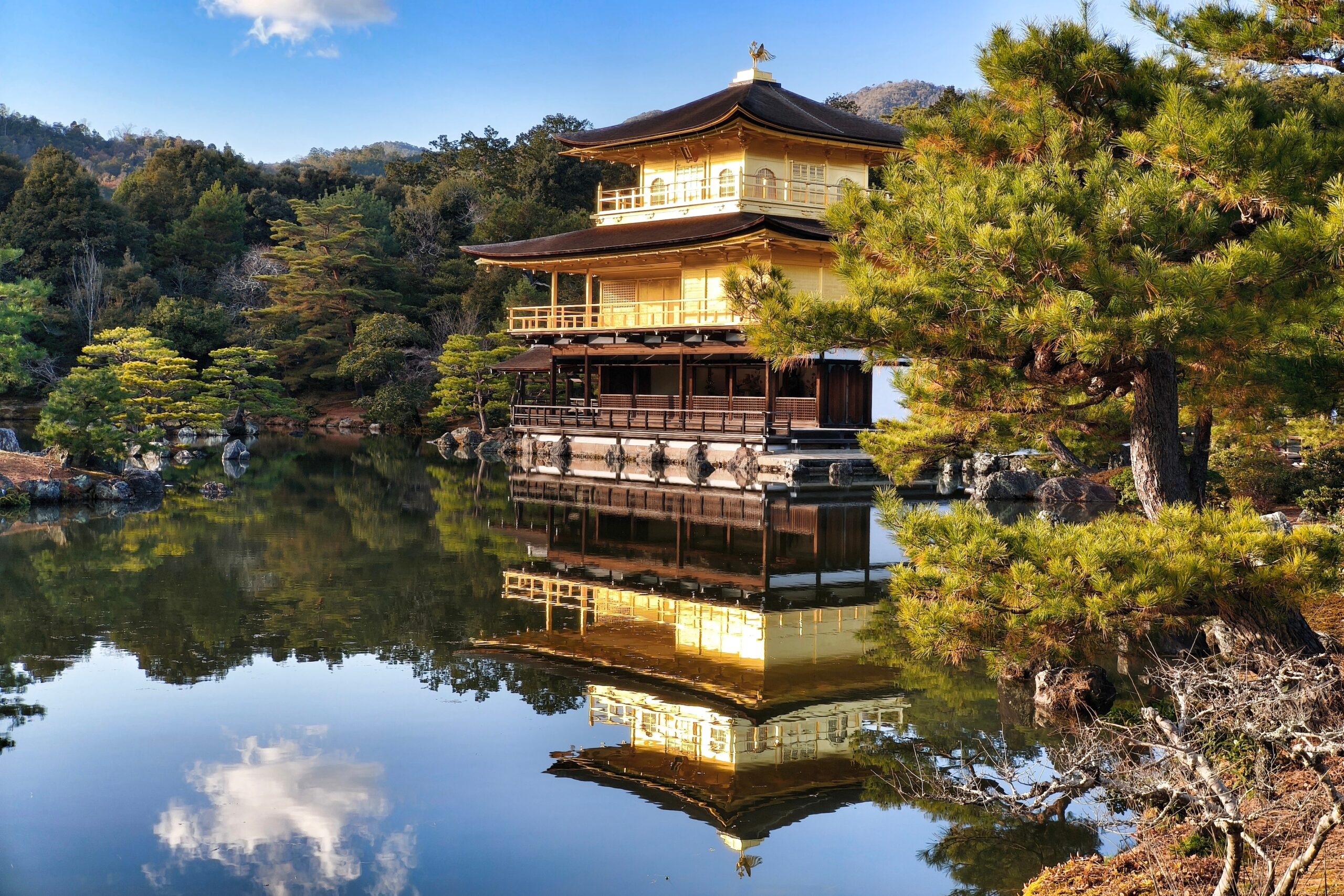 Japan three cities, Golden pavillion, Kyoto
