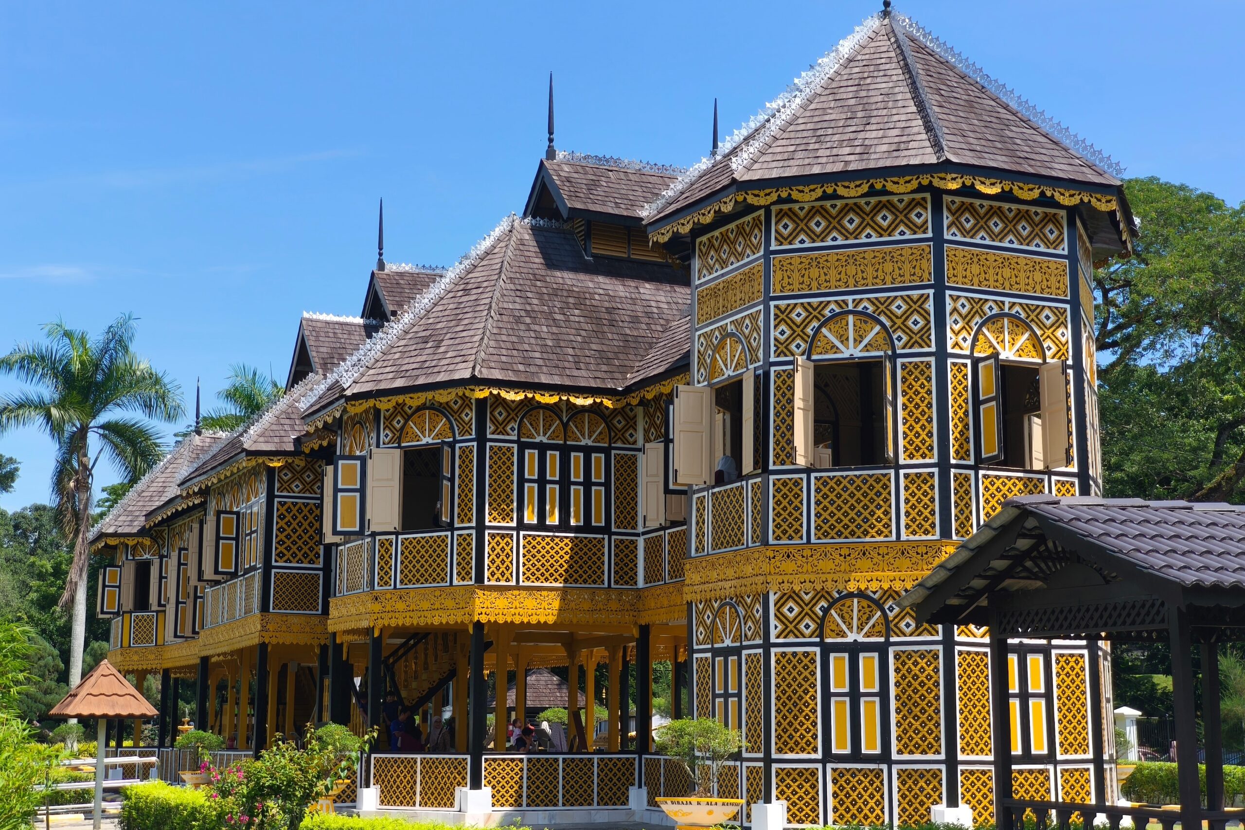 Malaysia; old wooden palace, Kuala Kangsar