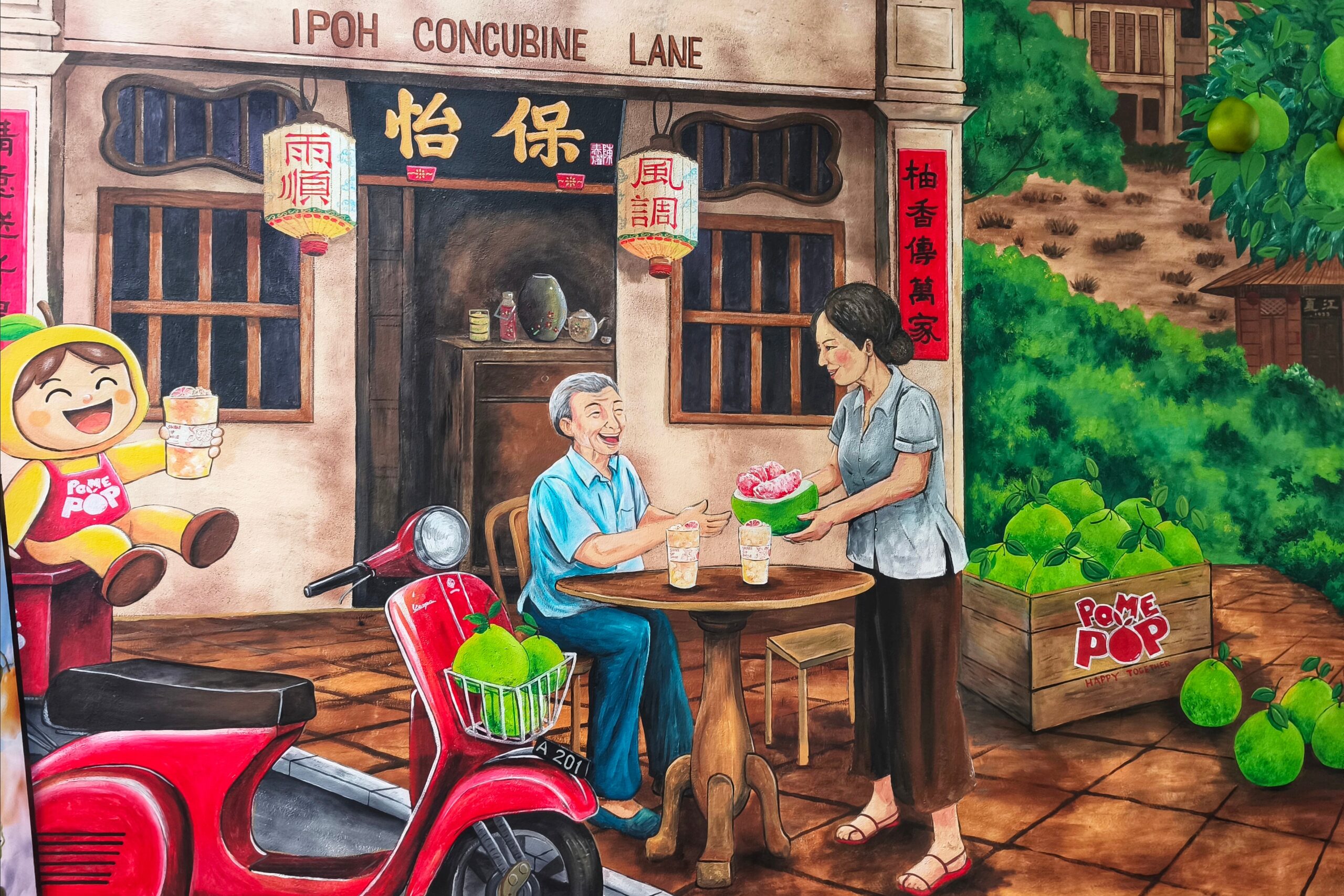 Malaysia, street art, Ipoh