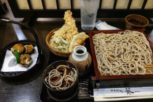 tailor made self-guided tour, Japan, tempura&soba, food