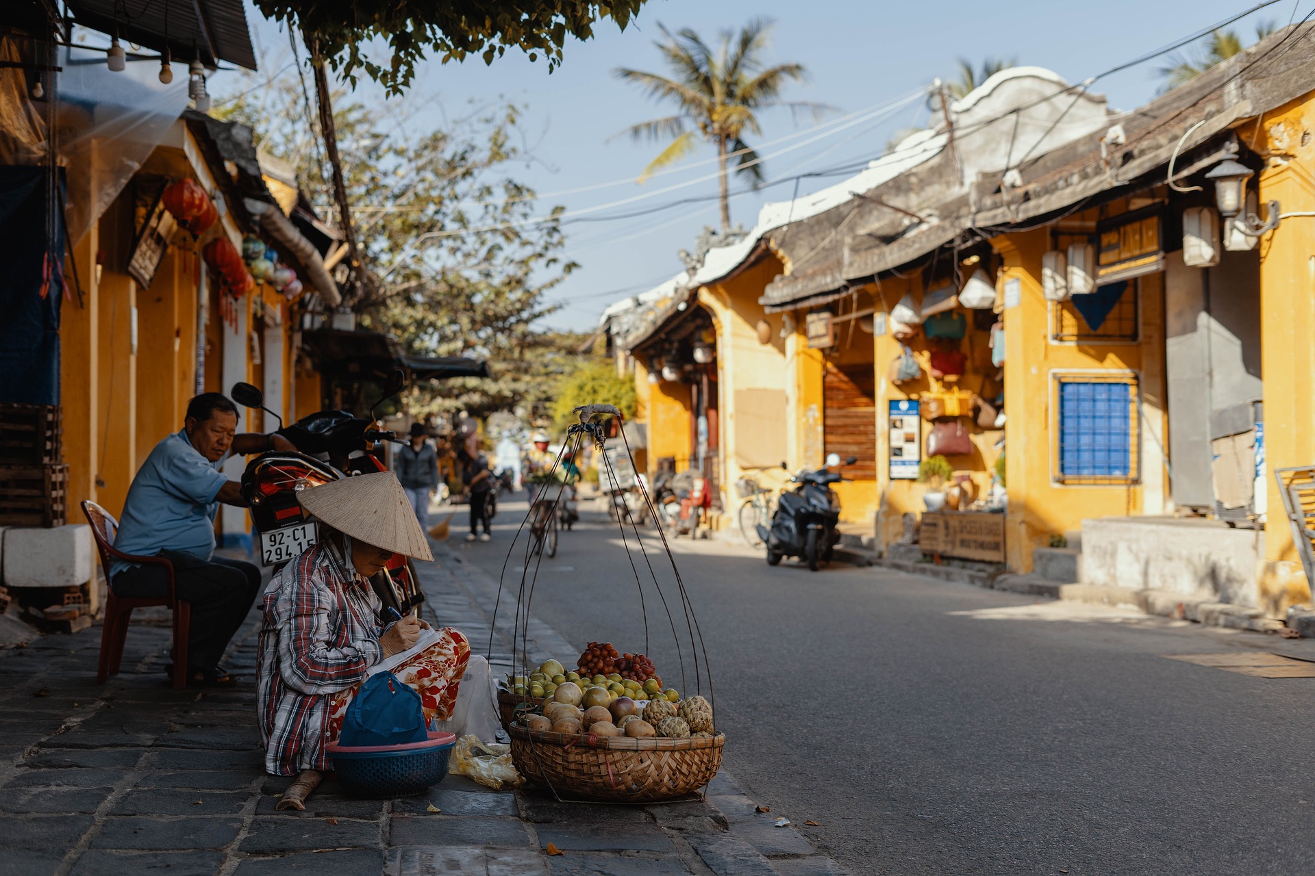 Vietnam Unveiled, Hoi An, street vibe, coned hat